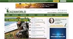 Desktop Screenshot of cazaworld.com
